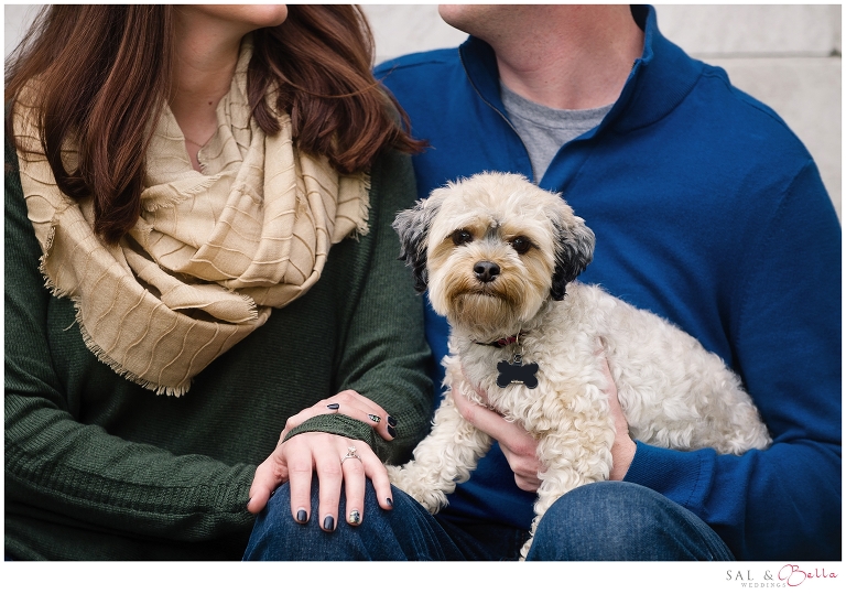 Mellon park fall engagement session