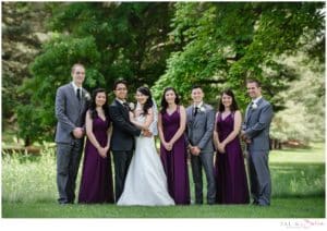 Bridal Party at New Castle Country Club