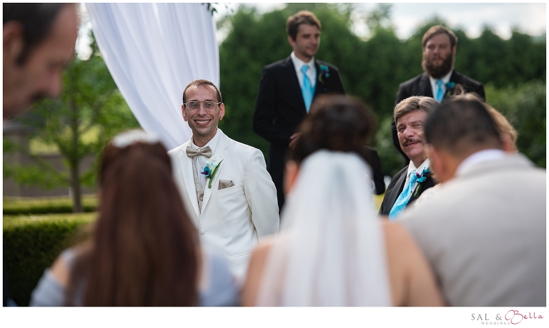 ceremony at Buhl Mansion